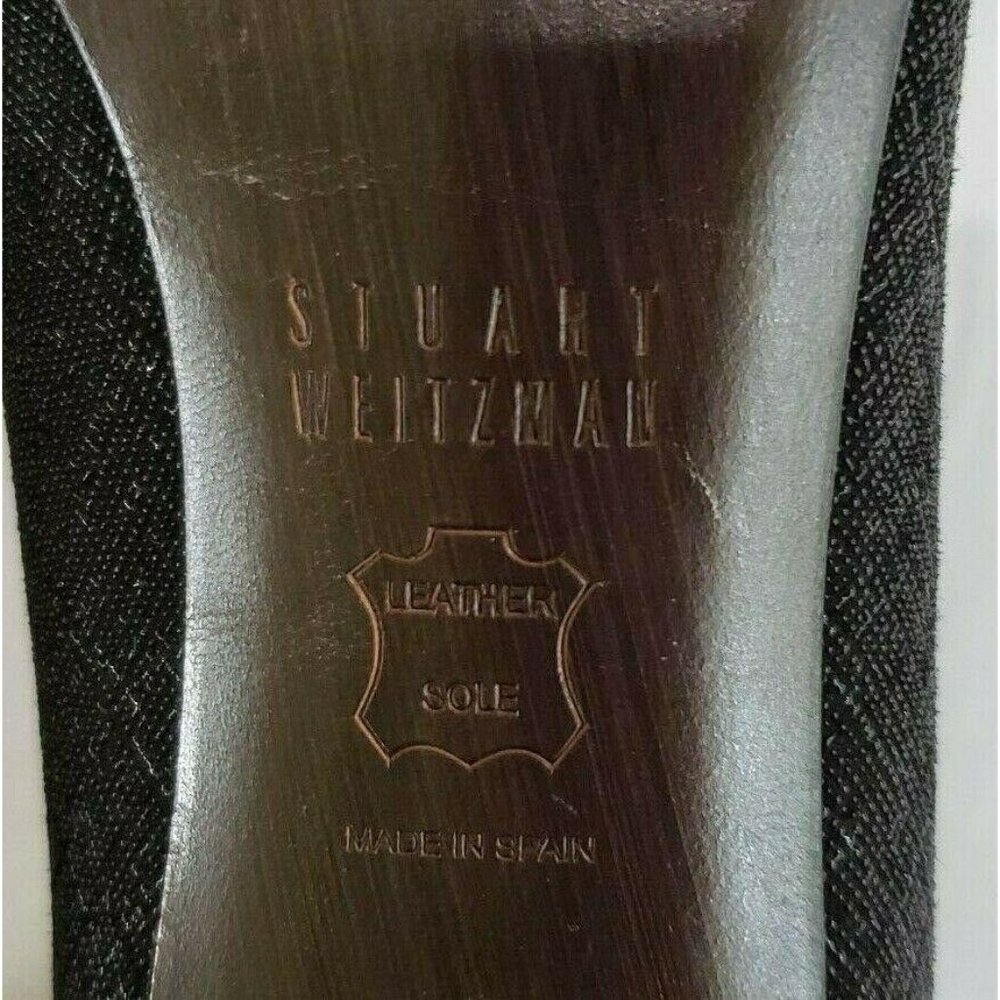 Stuart Weitzman Tortoise Shell Cap Toe Heels 7ss - image 8